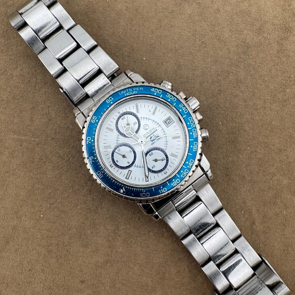 Vintage and Very Rare BREIL Manta 10 ATM Italian Dive Watch New battery